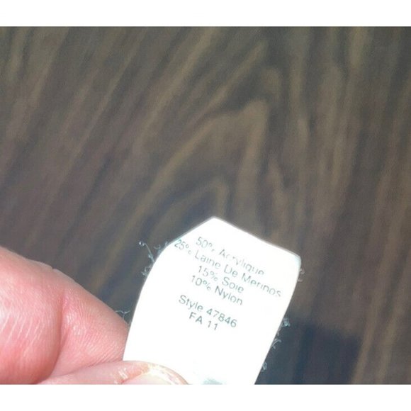 BANANA REPUBLIC Women's V-Neck Sweater in Dark Orange Size XS Wool Silk Acrylic - Picture 14 of 14